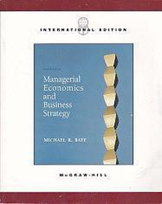 Managerial Economics and Business Strategy
