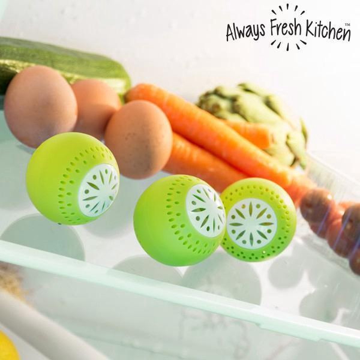 Fresh Fridge Balls Fridge EcoBalls (pack of 3) verwijder nare