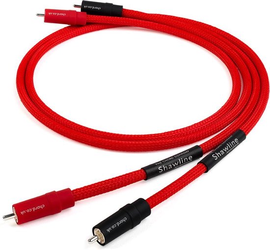 The Chord Company Shawline 2RCA to 2RCA 1m - High End RCA kabel (2 losse  kabels) | bol.com