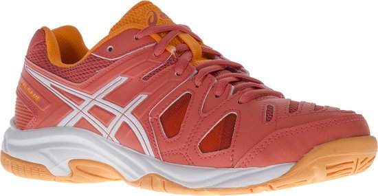 Asics Gel-Game 5 (GS) Tennisschoenen - Maat 36 - Unisex - roze/wit/oranje |  bol.com
