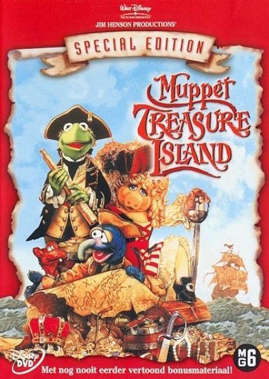 Cover van de film 'Muppet Treasure Island'