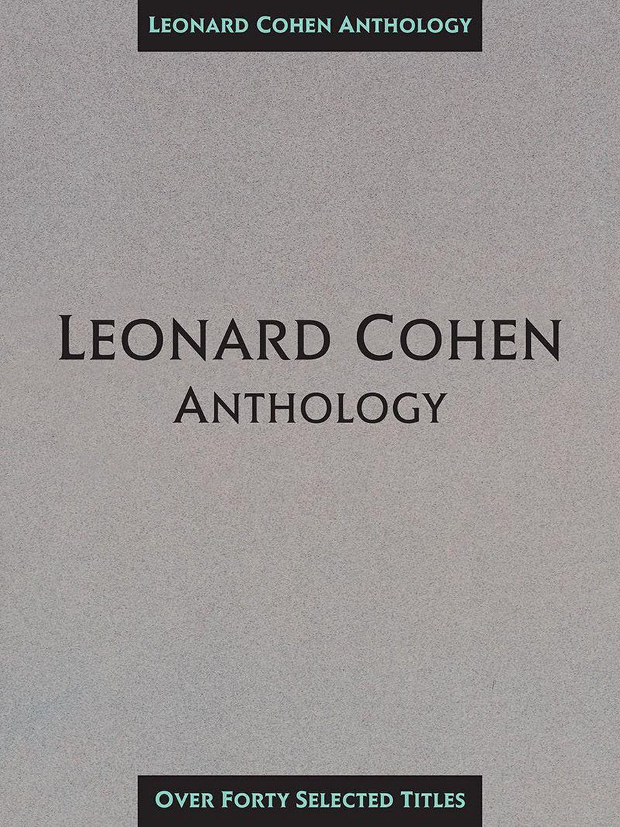 Omslag van Leonard Cohen Anthology (Songbook)