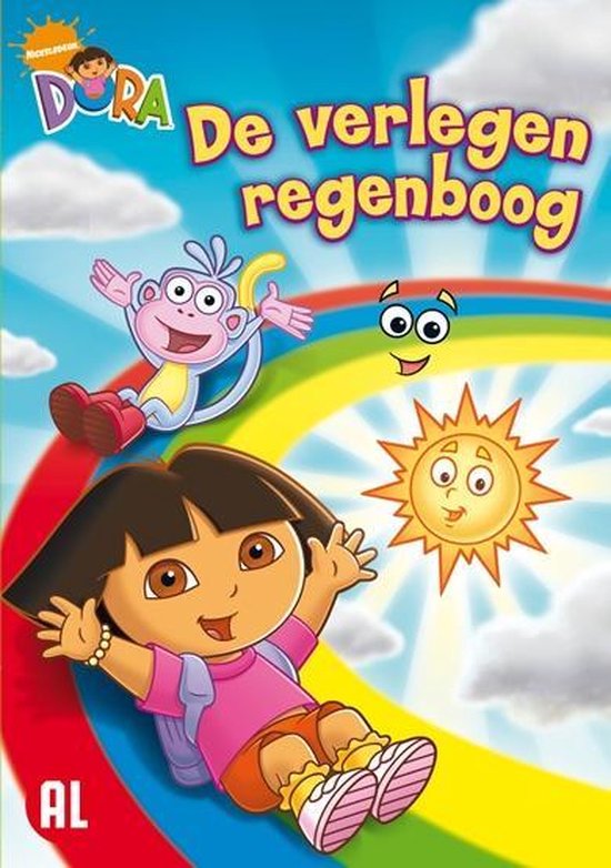 Cover van de film 'Dora The Explorer - De Verlegen Regenboog'