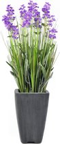 Europalms kunstplant Lavendel - paars - in pot - 45cm