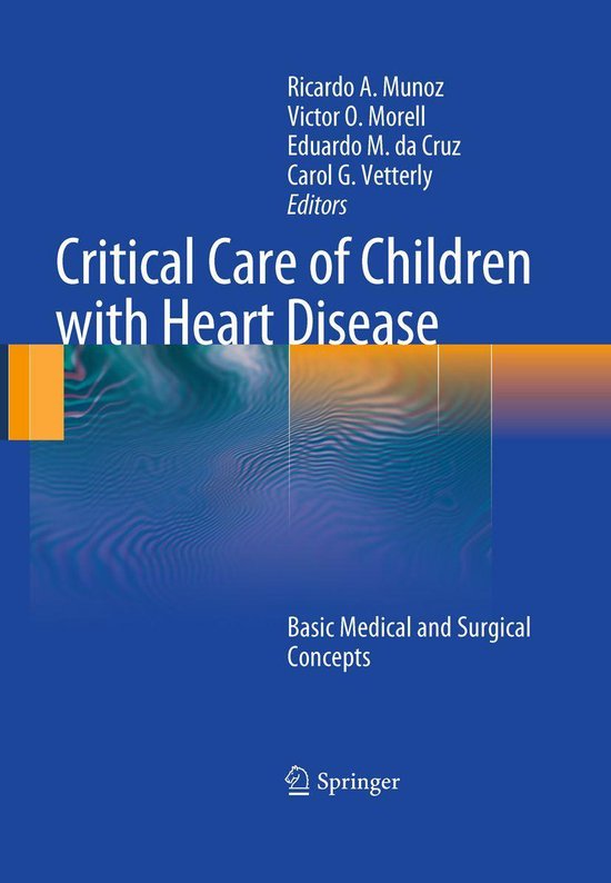 Critical Care of Children with Heart Disease - cover