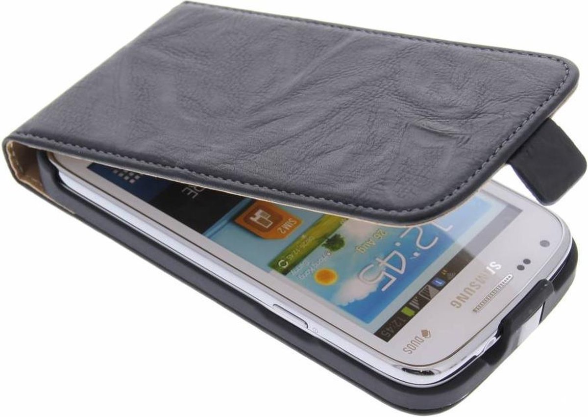 Mobiparts Vintage Flip Case Samsung Galaxy Core Black
