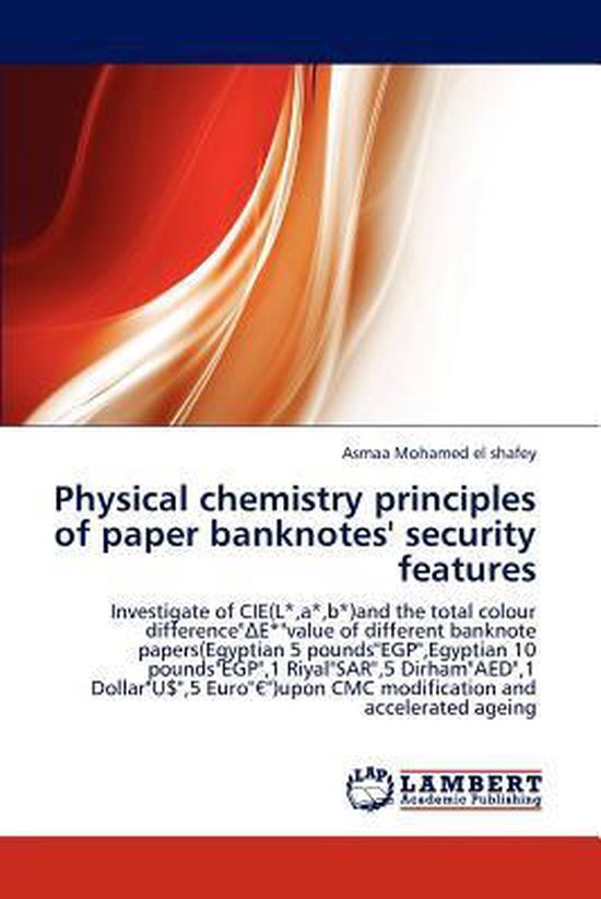Physical Chemistry Principles of Paper Banknotes' Security F ... - cover