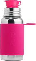 Pura sportfles 550 ml inclusief roze sleeve