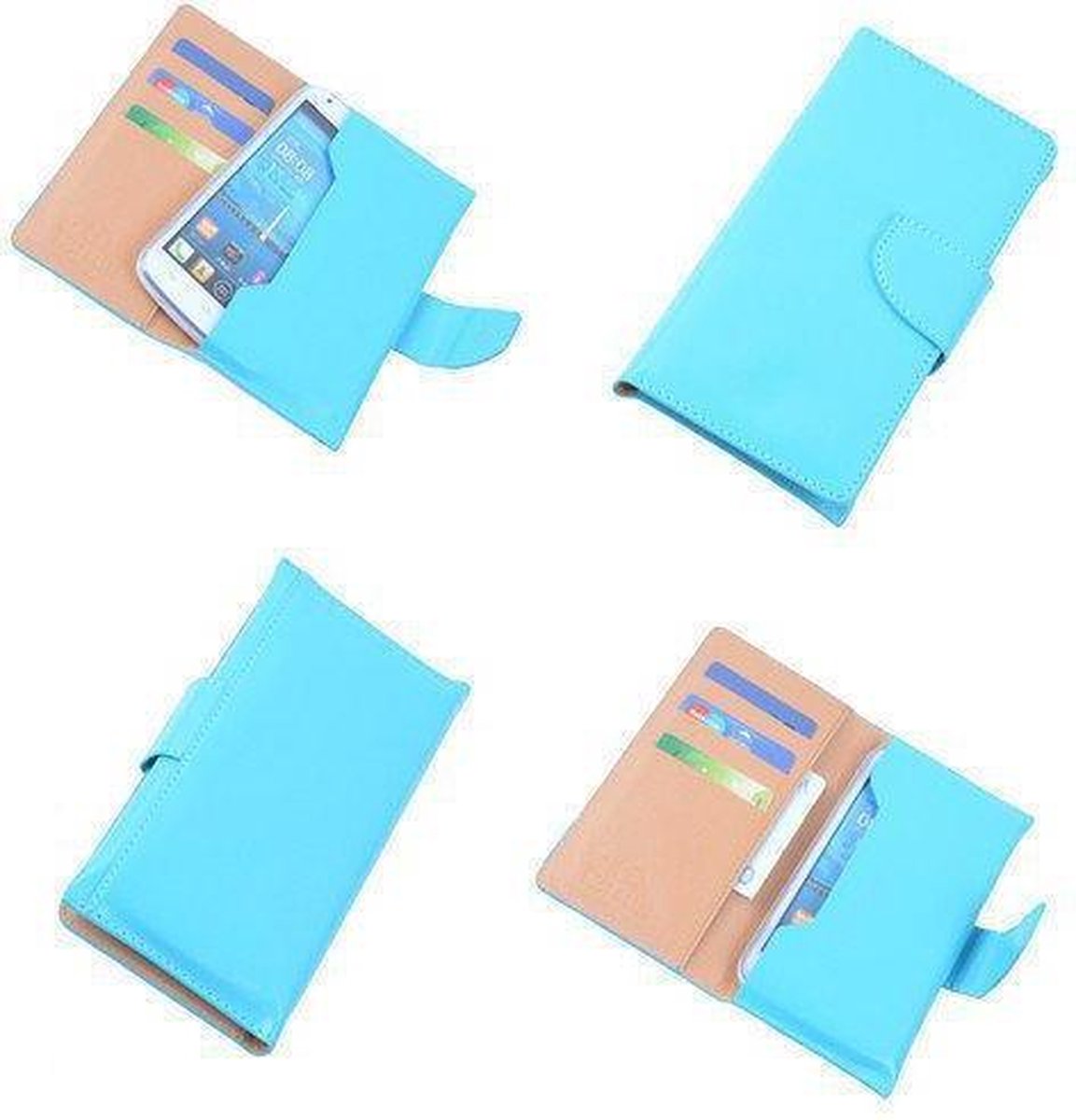 BestCases Turqoise Portemonnee Telefoon Hoesje Xiaomi Mi 3