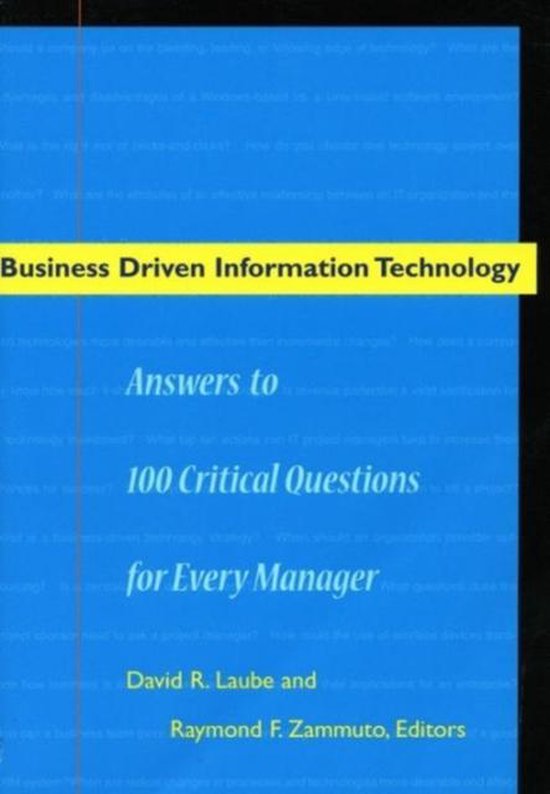 Business-Driven Information Technology
