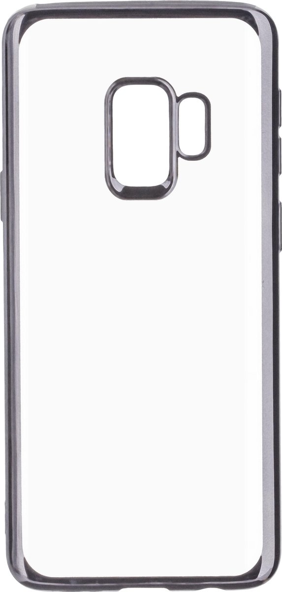 Urban Style back cover glamour frame voor Samsung Galaxy S9 (SM-G960) - Zwart