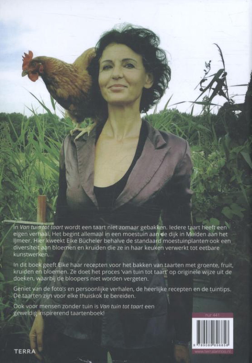 Van tuin tot taart - back cover