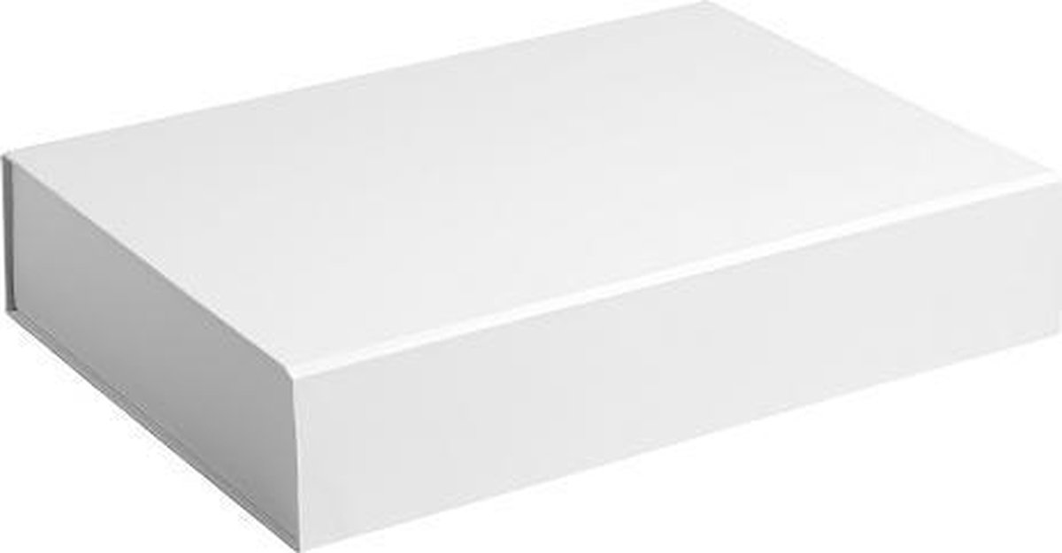 Geschenkdoos magneetdoos - Luxe Giftbox, 38x27x7 cm WIT (5 stuks)