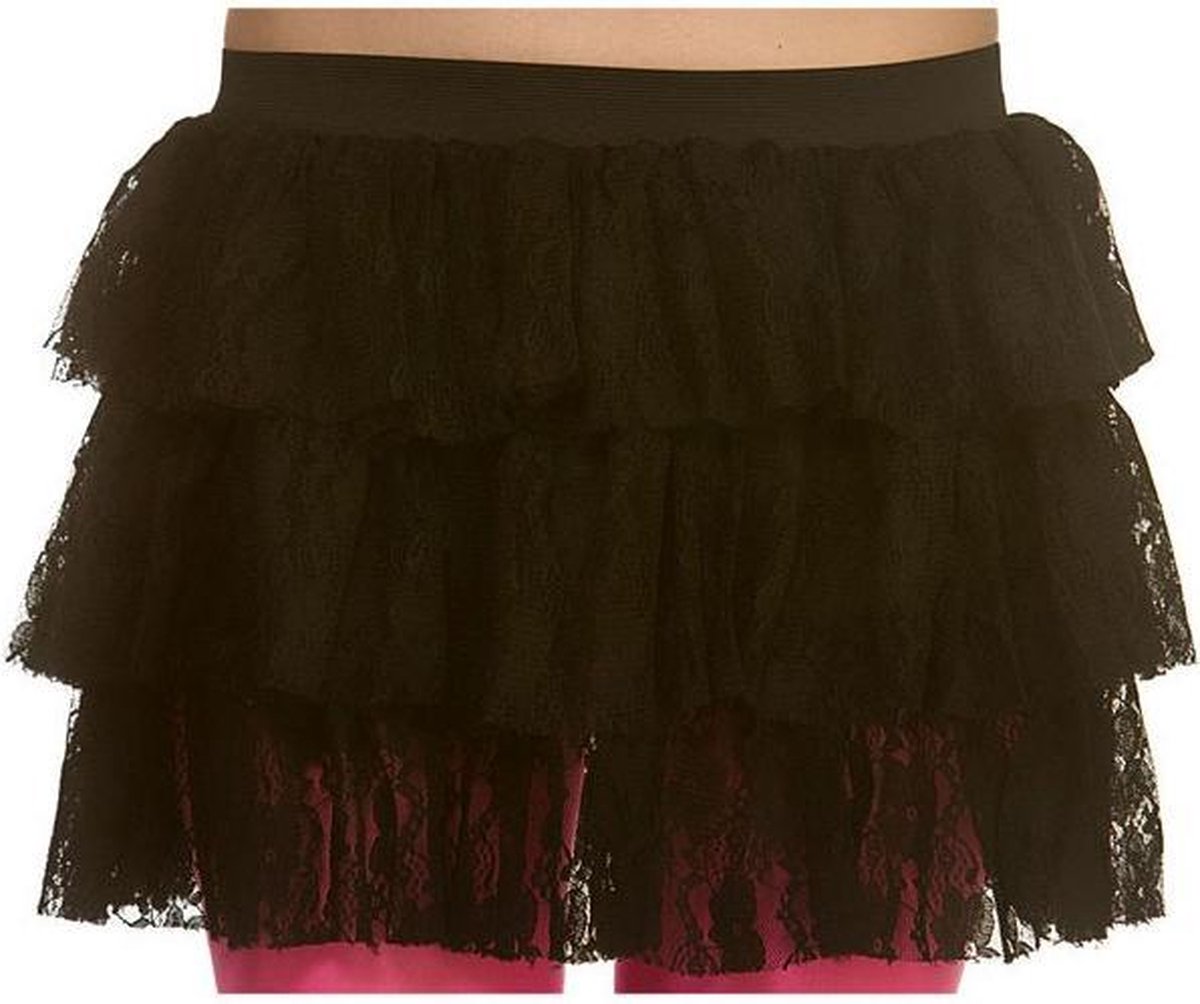 Disco tutu rokje zwart