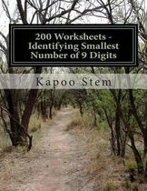 200 Worksheets - Identifying Smallest Number of 9 Digits