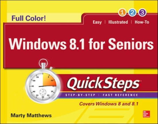Windows 8 1 For Seniors Quicksteps - cover