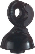 ZoneGuard Isolator Krul - 5 x 3,5 x x 3,5 cm - Voor op ovale paal - Zwart