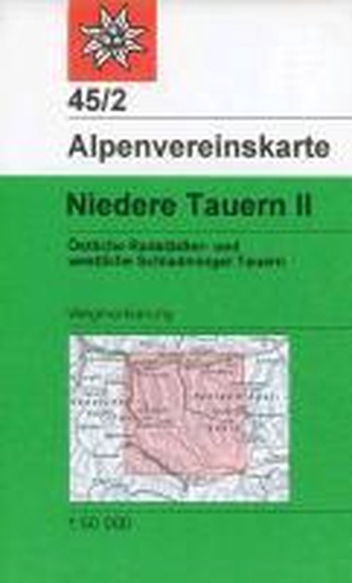 DAV Alpenvereinskarte 45/2 Niedere Tauern 2. 1 : 50 000 Wegm ... - cover