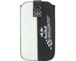 RED BULL - Peter Jäckel 12802 insteek hoes/ pouch/ sleeve - Beschermhoes geschikt voor o.a. iPhone 5/5S/5C/SE 2016 7/7/SE2020/SE2022 Zwart, Wit