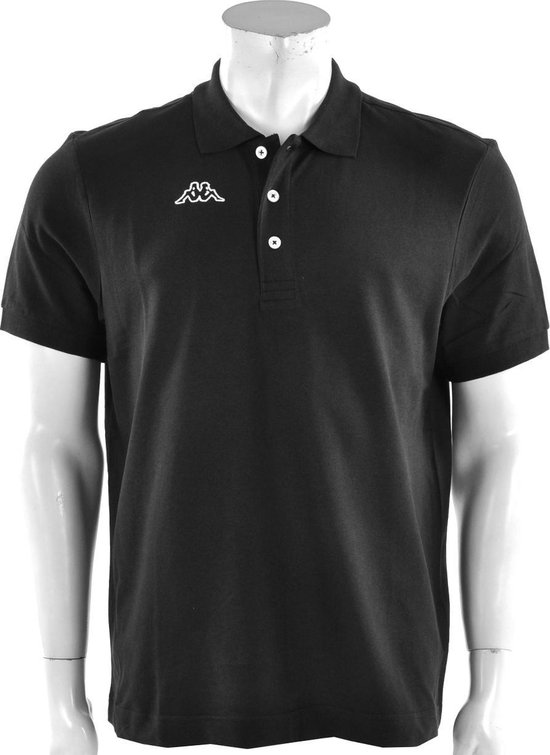 Kappa - Polo Life - Zwarte Polo - XL - Zwart