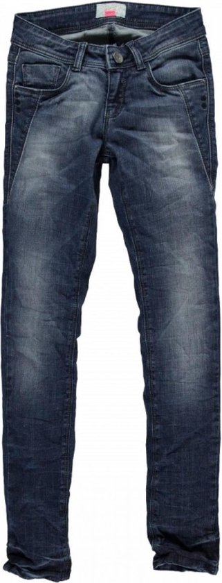 Cars Meisjes spijkerbroek meisje blauw - Maat 128 | bol.com