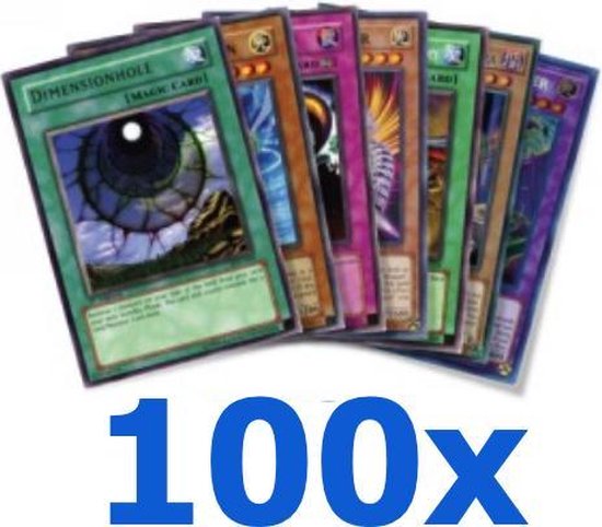 Yu-Gi-Oh! TCG | 100x Verschillende kaarten , incl. 2 holo cards + 2 Booster (OVP SEALED)| 100 stuks kaarten | 100 random kaarten | 100 losse…