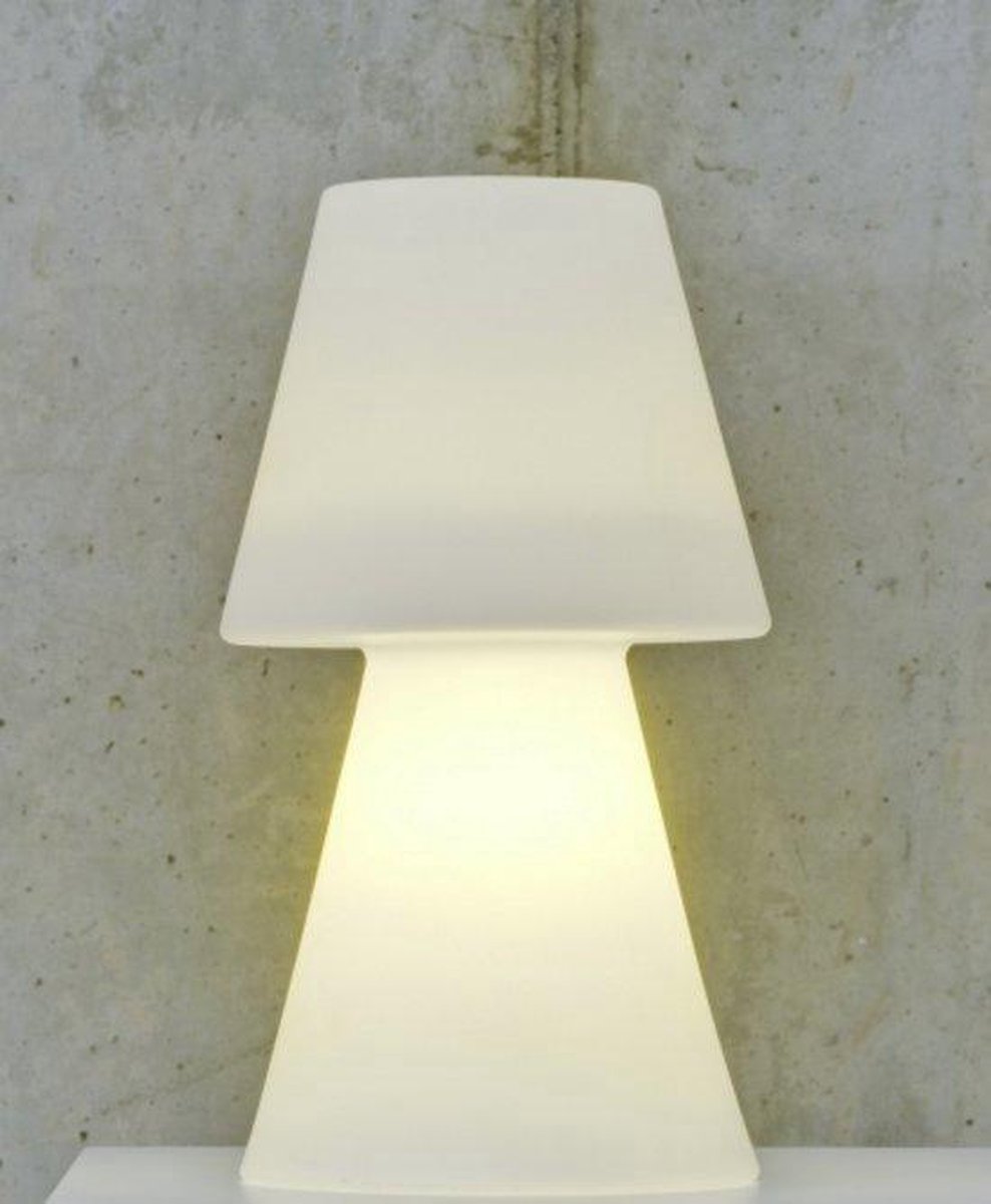 NewGarden Lola buitenverlichting staande lamp wit kunststof 45cm | bol.com