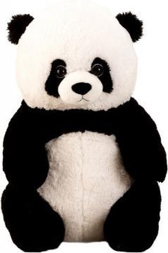 Panda XXL - Peluche ours panda - Assis - H = 60 cm