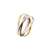 4300443 Tricolor gouden ring 1.9 mm