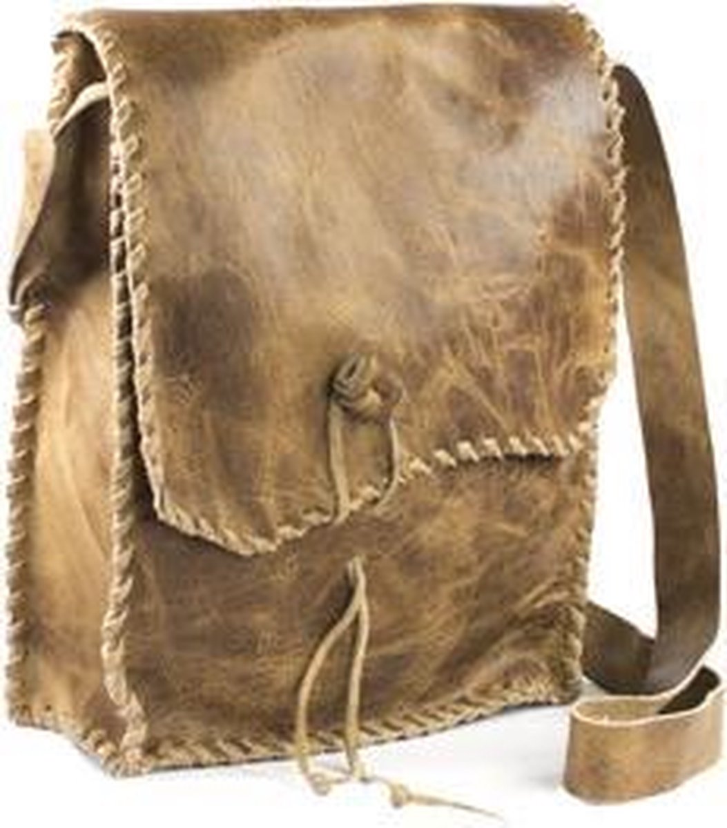 Bohemian Fairtrade Kleptas Leder A4 Beige