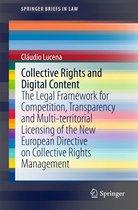 SpringerBriefs in Law - Collective Rights and Digital Content