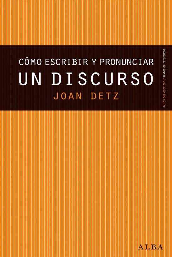 Cómo escribir y pronunciar un discurso - cover