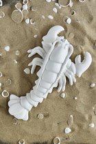 Riviera Maison Happy Ocean Lobster - Decoratief beeld - Wit - Porselein