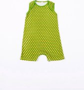 Ducksday - zomerpyama -  romper - onesie -  baby -  unisex  - Groen  - Funky Green - maat  68 - promodeal
