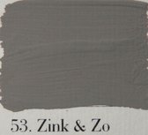 l' Authentique krijtverf, kleur 53 Zink en Zo, 2.5 lit.