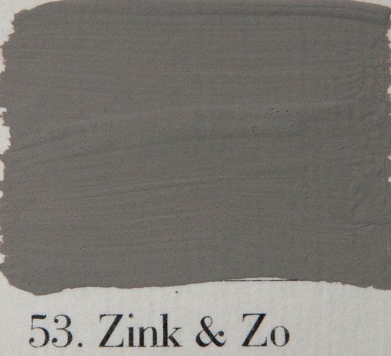 l 'Authentique peinture craie, couleur 53 Zinc en Zo, 2,5 lit. | bol.com