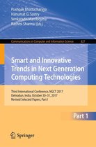Communications in Computer and Information Science 827 - Smart and Innovative Trends in Next Generation Computing Technologies