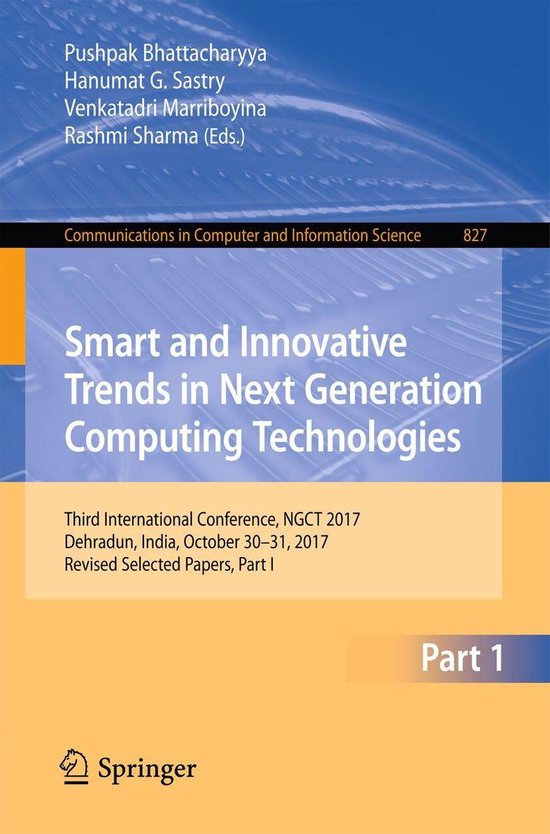 Springer Nature Proceedings Computer Science 1 - Smart and I ... - cover