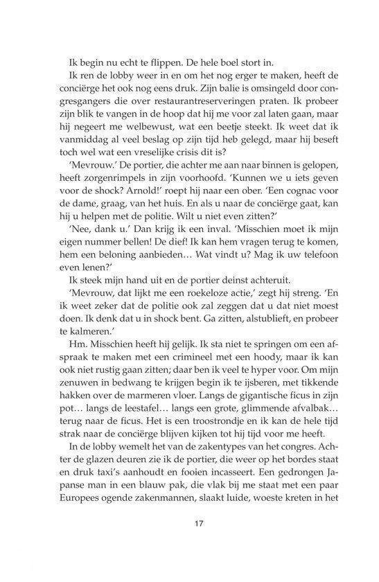 Pagina met tekst. Titel bovenaan: '17'.