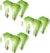 Pentathlon Wave - sterke flights - Groen  - Dragon darts - 3 Sets (9 stuks) - darts flights