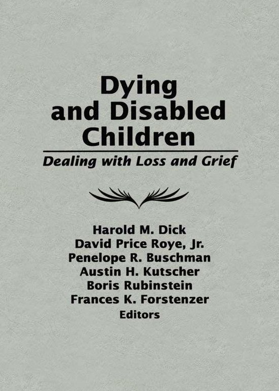 Dying and Disabled Children - cover