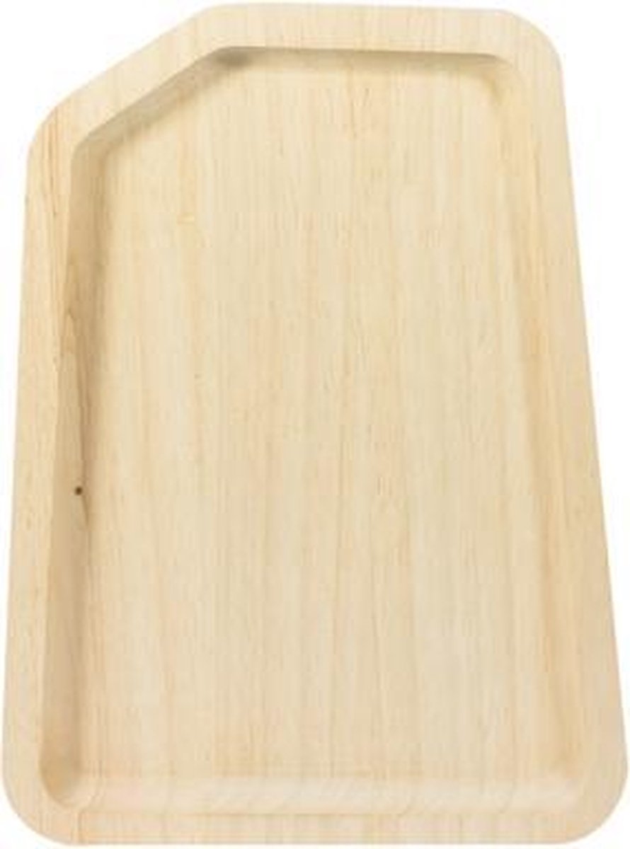 Eco Design Dienblad 15x20 Natural Met Rand