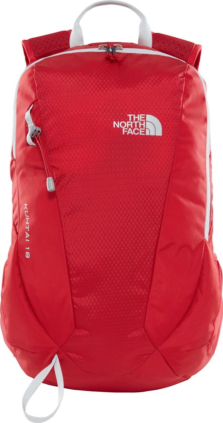 The Face Kuhtai 18 - Backpack - Unisex - Red/High Rise Grey |