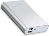 Huawei - Powerbank - 13.000 mAH - Dual USB - Metaal - Kleur: zilver - (BxHxL) 8x2x11.5cm