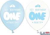 Ballonnen 1st Birthday One party Blauw