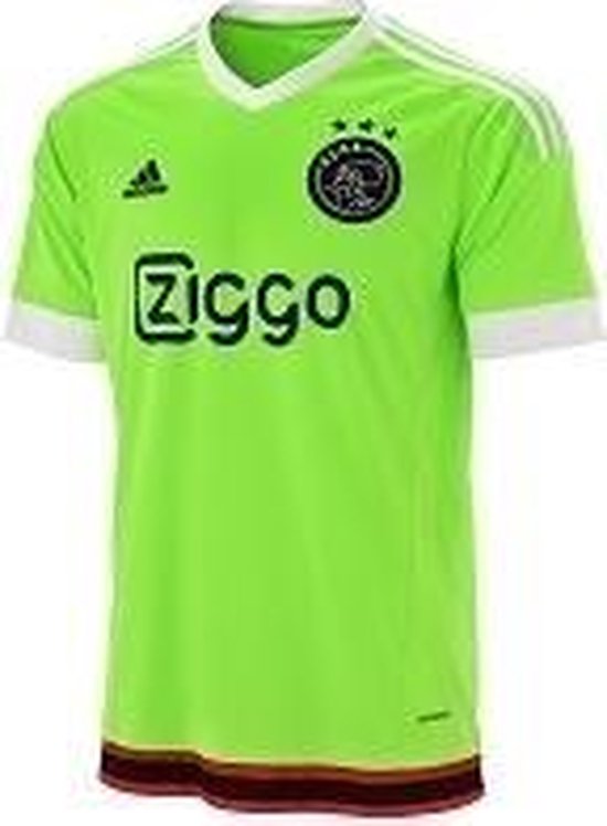 adidas Ajax Uitshirt 2015/2016 - Voetbalshirt Volwassenen - XXL Lime/Wit | bol.com