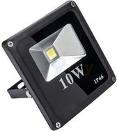 10W LED Schijnwerper Flat IP66 900 Lumen - Warm Wit