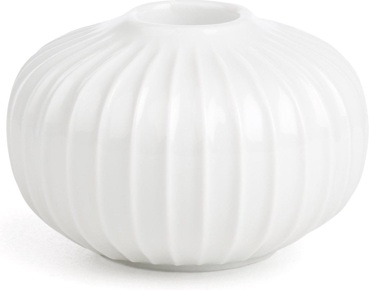 Kähler Design Hammershøi Kandelaar - Ø 8 cm - Hoogte 5,5 cm - Wit