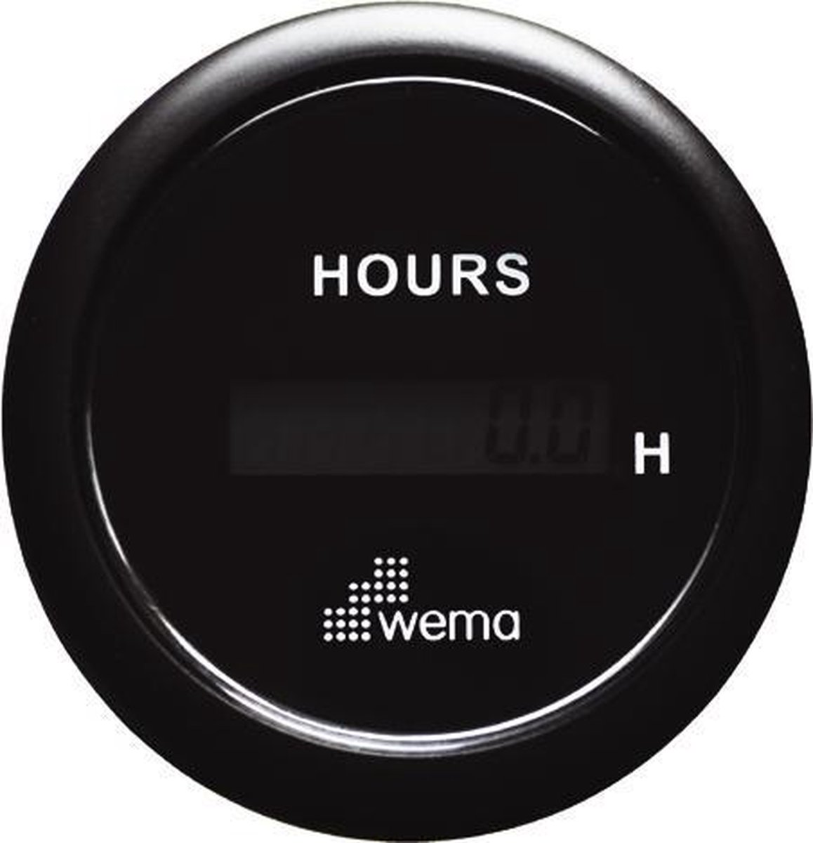 Wema uren teller / zwart