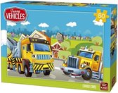 King Kinderpuzzel Cargo Cars 50 Stuks 24,5 X 17 Cm